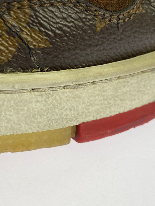 【中古品】【メンズ】 LOUIS VUITTON ルイ・ヴィトン LV トレイナーライン モノグラム スニーカー GO0260 靴 ハイカットシューズ 179-251113-kk-21-min カラー：モノグラム 万代Net店