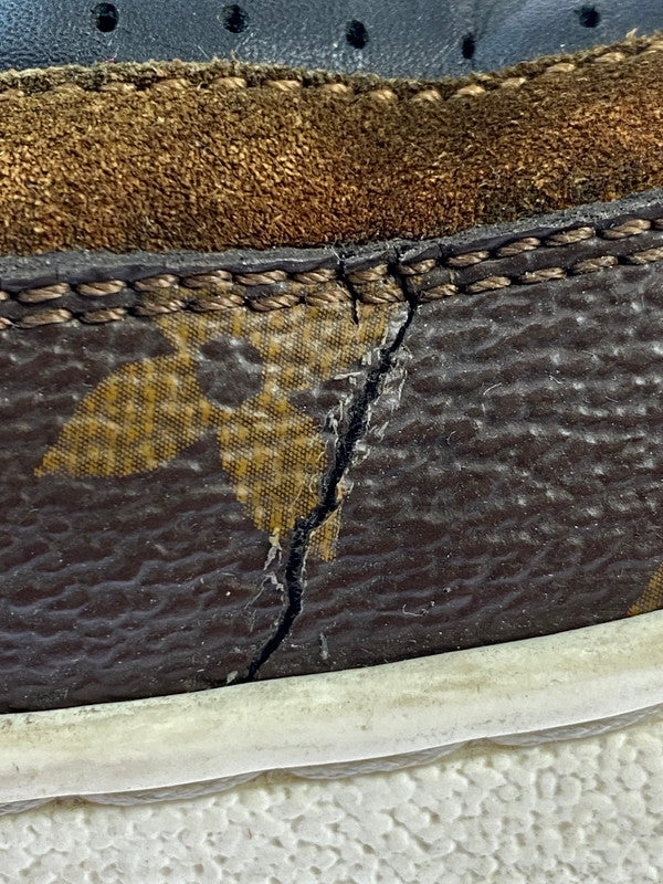 【中古品】【メンズ】 LOUIS VUITTON ルイ・ヴィトン LV トレイナーライン モノグラム スニーカー GO0260 靴 ハイカットシューズ 179-251113-kk-21-min カラー：モノグラム 万代Net店