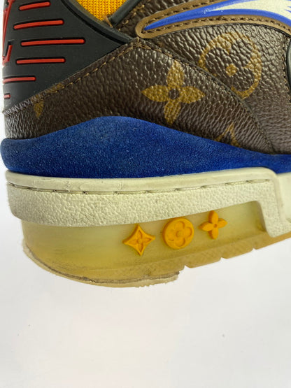 【中古品】【メンズ】 LOUIS VUITTON ルイ・ヴィトン LV トレイナーライン モノグラム スニーカー GO0260 靴 ハイカットシューズ 179-251113-kk-21-min カラー：モノグラム 万代Net店