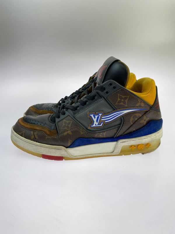 【中古品】【メンズ】 LOUIS VUITTON ルイ・ヴィトン LV トレイナーライン モノグラム スニーカー GO0260 靴 ハイカットシューズ 179-251113-kk-21-min カラー：モノグラム 万代Net店