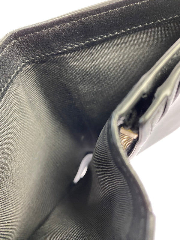 【中古品】【メンズ/レディース】 Valentino Garavani ヴァレンティノ・ガラヴァーニ VLTN ロゴ ニつ折り財布 財布 181-251112-jt-03-min カラー：ブラック 万代Net店