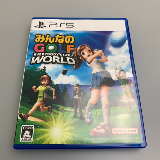 【中古品】 みんなのGOLF WORLD -PS5 ゲームソフト テレビゲーム プレステ5 026-251111-em-40-min 万代Net店