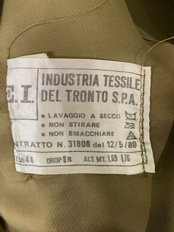 【中古品】【メンズ】 INDUSTRIA TESSILE DEL TRONTO S.P.A. インダストリア テッシレ デル トロント エス ピー エー 80S MILITARY ITALIAN ARMY COAT アウター 146-260918-hu-38-min サイズ：44 カラー：ブラウン 万代Net店