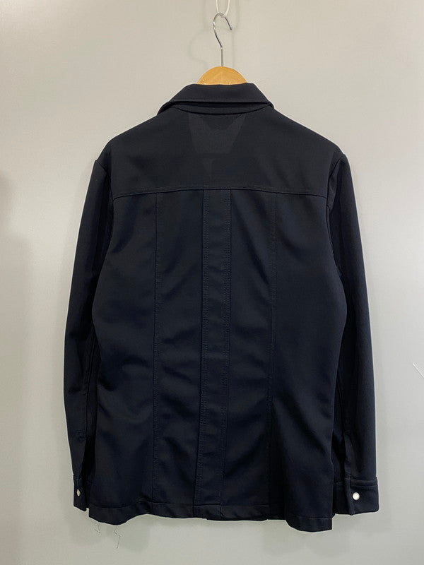 【中古品】【メンズ】 LEE リー 70S OPEN COLLAR SHIRT BLACK 70年代 オープンカラー シャツ ブラック メンズ ヴィンテージ トップス 145-260718-hu-45-min カラー：ネイビー 万代Net店