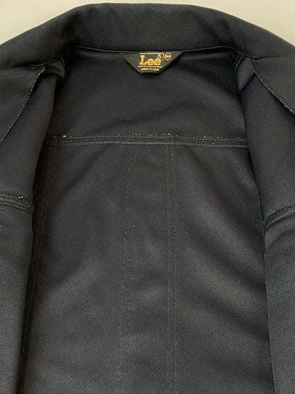 【中古品】【メンズ】 LEE リー 70S OPEN COLLAR SHIRT BLACK 70年代 オープンカラー シャツ ブラック メンズ ヴィンテージ トップス 145-260718-hu-45-min カラー：ネイビー 万代Net店