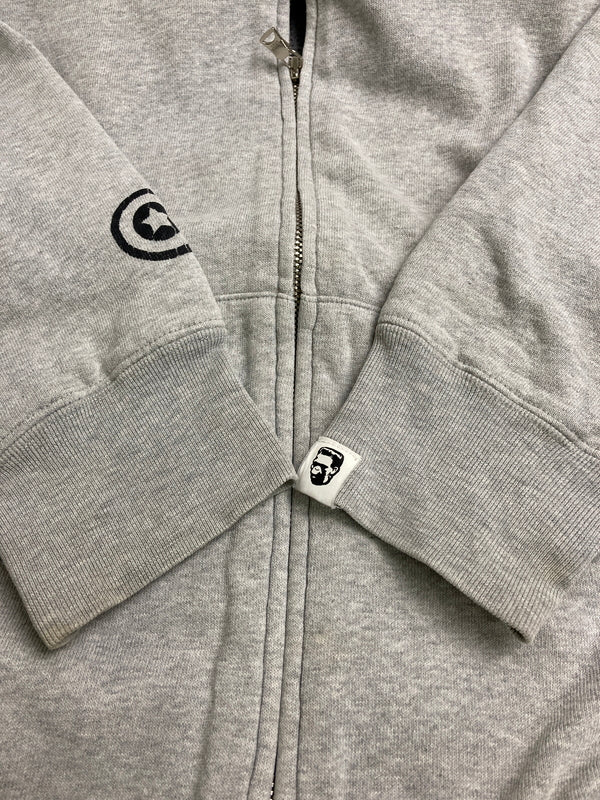 【中古品】【メンズ】 A BATHING APE アベイシングエイプ SHARK FULL ZIP HOODIE シャーク フルジップフーディー トップス パーカー 142-251110-kk-10-min サイズ：M カラー：グレー 万代Net店