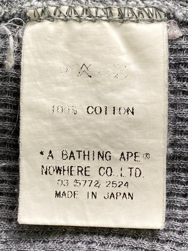 【中古品】【メンズ】 A BATHING APE アベイシングエイプ SHARK FULL ZIP HOODIE シャーク フルジップフーディー トップス パーカー 142-251110-kk-10-min サイズ：M カラー：グレー 万代Net店