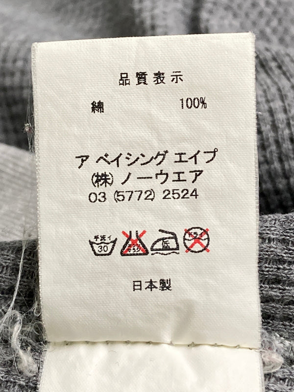 【中古品】【メンズ】 A BATHING APE アベイシングエイプ SHARK FULL ZIP HOODIE シャーク フルジップフーディー トップス パーカー 142-251110-kk-10-min サイズ：M カラー：グレー 万代Net店