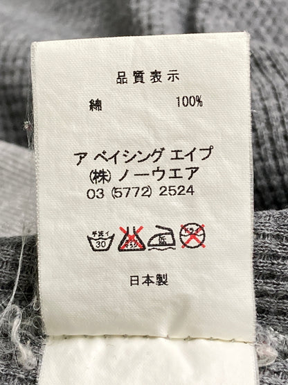 【中古品】【メンズ】 A BATHING APE アベイシングエイプ SHARK FULL ZIP HOODIE シャーク フルジップフーディー トップス パーカー 142-251110-kk-10-min サイズ：M カラー：グレー 万代Net店