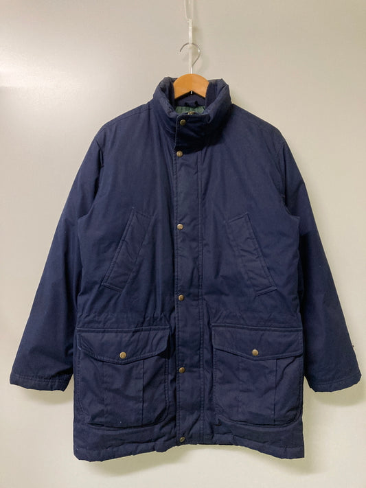【中古品】【メンズ】 LAND'S END ランズエンド 90's DOWN JACKET 90年代 ダウンジャケット アウター 146-251110-kk-12-min サイズ：S カラー：ネイビー 万代Net店