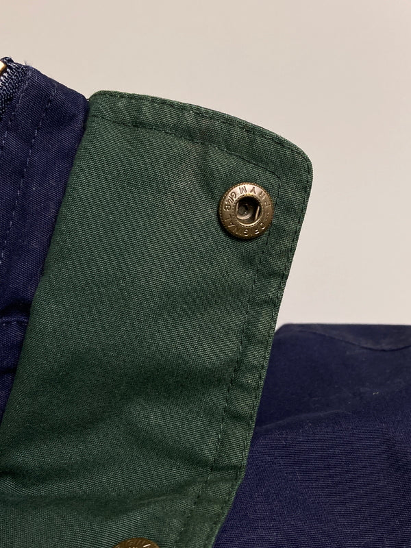 【中古品】【メンズ】 LAND'S END ランズエンド 90's DOWN JACKET 90年代 ダウンジャケット アウター 146-251110-kk-12-min サイズ：S カラー：ネイビー 万代Net店