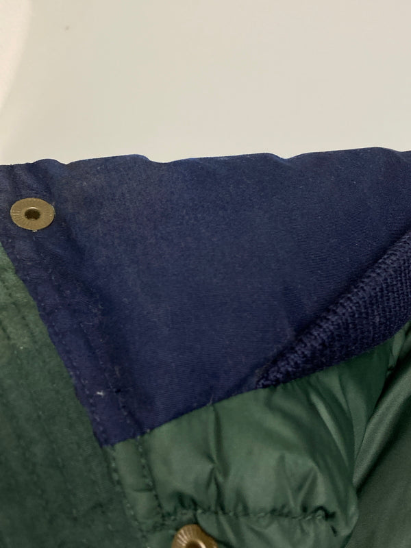 【中古品】【メンズ】 LAND'S END ランズエンド 90's DOWN JACKET 90年代 ダウンジャケット アウター 146-251110-kk-12-min サイズ：S カラー：ネイビー 万代Net店