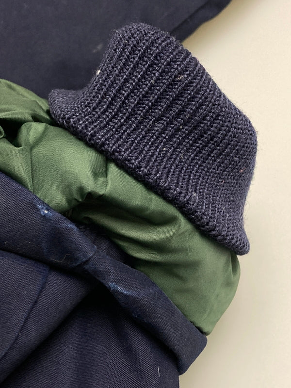 【中古品】【メンズ】 LAND'S END ランズエンド 90's DOWN JACKET 90年代 ダウンジャケット アウター 146-251110-kk-12-min サイズ：S カラー：ネイビー 万代Net店