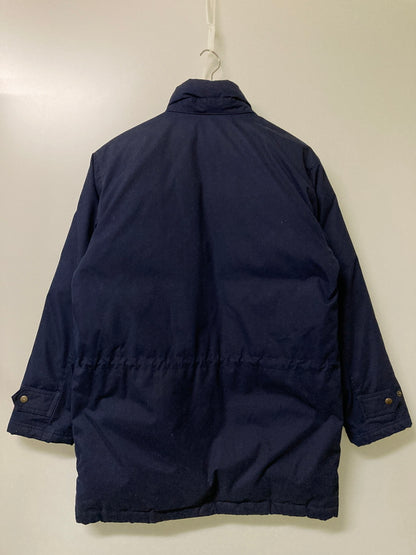 【中古品】【メンズ】 LAND'S END ランズエンド 90's DOWN JACKET 90年代 ダウンジャケット アウター 146-251110-kk-12-min サイズ：S カラー：ネイビー 万代Net店