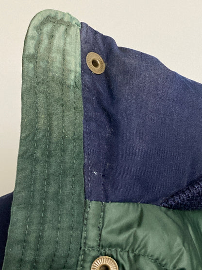 【中古品】【メンズ】 LAND'S END ランズエンド 90's DOWN JACKET 90年代 ダウンジャケット アウター 146-251110-kk-12-min サイズ：S カラー：ネイビー 万代Net店