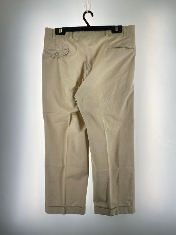 【中古品】【メンズ】 BROOKS BROTHERS ブルックス ブラザーズ 80S WIDE CHINO PANT 1980年代 ワイド チノ パンツ メンズ ボトムス 157-260421-KS-14-min サイズ：不明 カラー：ベージュ 万代Net店