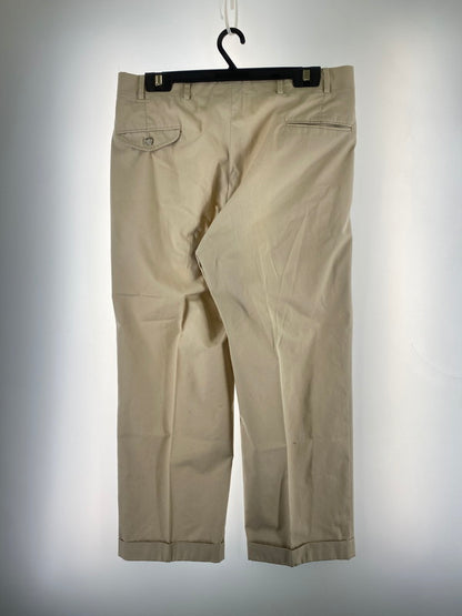 【中古品】【メンズ】 BROOKS BROTHERS ブルックス ブラザーズ 80S WIDE CHINO PANT 1980年代 ワイド チノ パンツ メンズ ボトムス 157-260421-KS-14-min サイズ：不明 カラー：ベージュ 万代Net店