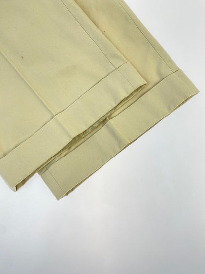 【中古品】【メンズ】 BROOKS BROTHERS ブルックス ブラザーズ 80S WIDE CHINO PANT 1980年代 ワイド チノ パンツ メンズ ボトムス 157-260421-KS-14-min サイズ：不明 カラー：ベージュ 万代Net店