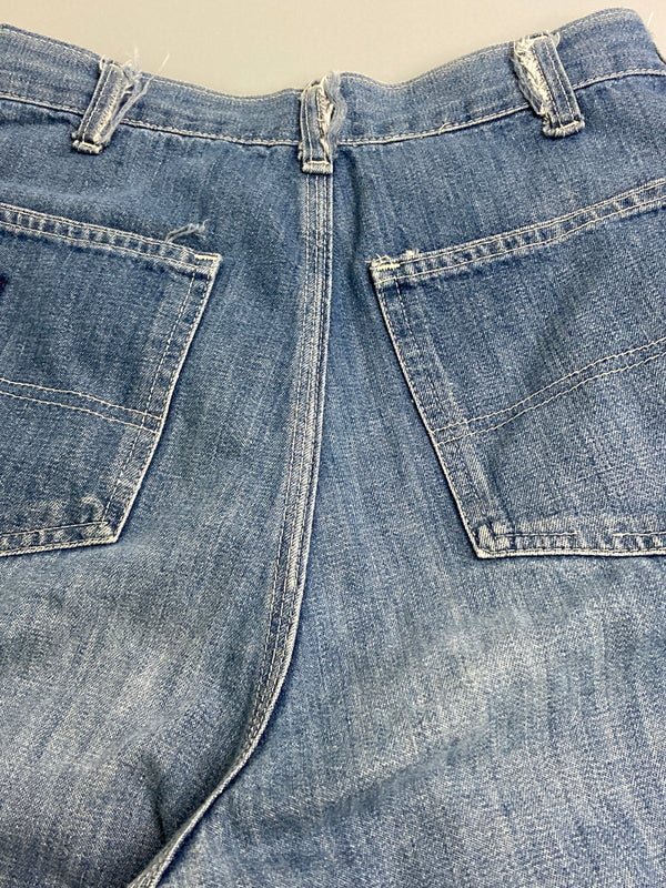 【中古品】【レディース】 OSHKOSH オシュコシュ 60-70's DENIM PAINTER PANT VINTAGE 60-70年代 デニムペインターパンツ ボトムス ヴィンテージ 157-251110-kk-16-min サイズ：27 カラー：インディゴ 万代Net店