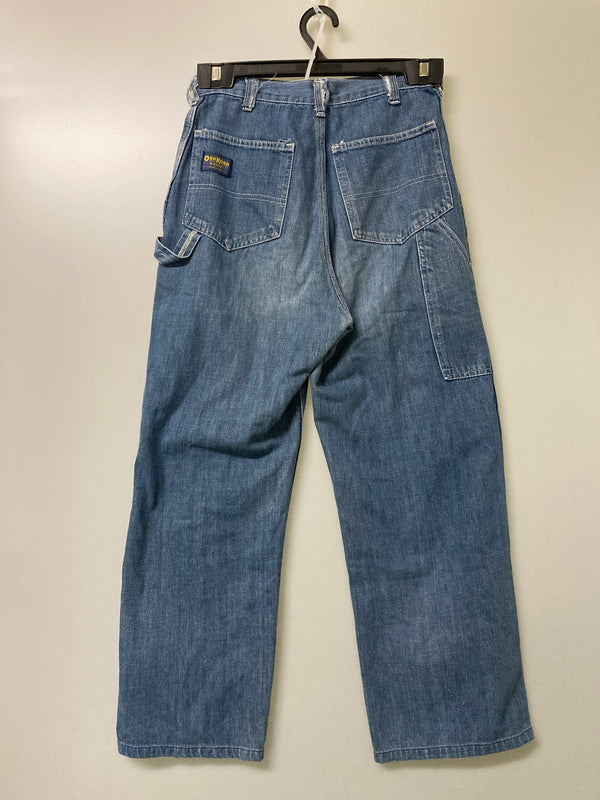 【中古品】【レディース】 OSHKOSH オシュコシュ 60-70's DENIM PAINTER PANT VINTAGE 60-70年代 デニムペインターパンツ ボトムス ヴィンテージ 157-251110-kk-16-min サイズ：27 カラー：インディゴ 万代Net店