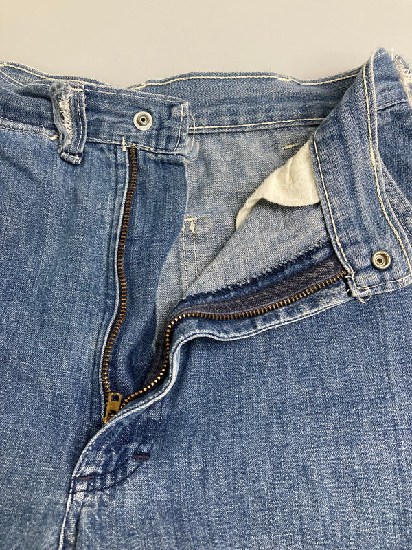 【中古品】【レディース】 OSHKOSH オシュコシュ 60-70's DENIM PAINTER PANT VINTAGE 60-70年代 デニムペインターパンツ ボトムス ヴィンテージ 157-251110-kk-16-min サイズ：27 カラー：インディゴ 万代Net店