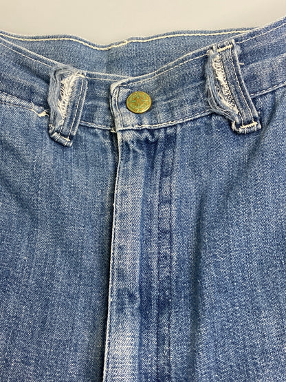 【中古品】【レディース】 OSHKOSH オシュコシュ 60-70's DENIM PAINTER PANT VINTAGE 60-70年代 デニムペインターパンツ ボトムス ヴィンテージ 157-251110-kk-16-min サイズ：27 カラー：インディゴ 万代Net店