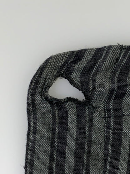 【中古品】【メンズ】 AGNESB HOMME アニエスベーオム HEMP STRIPE PANT ストライプパンツ ボトムス 152-251112-ks-28-min サイズ：38 カラー：ブラック/グレー 万代Net店