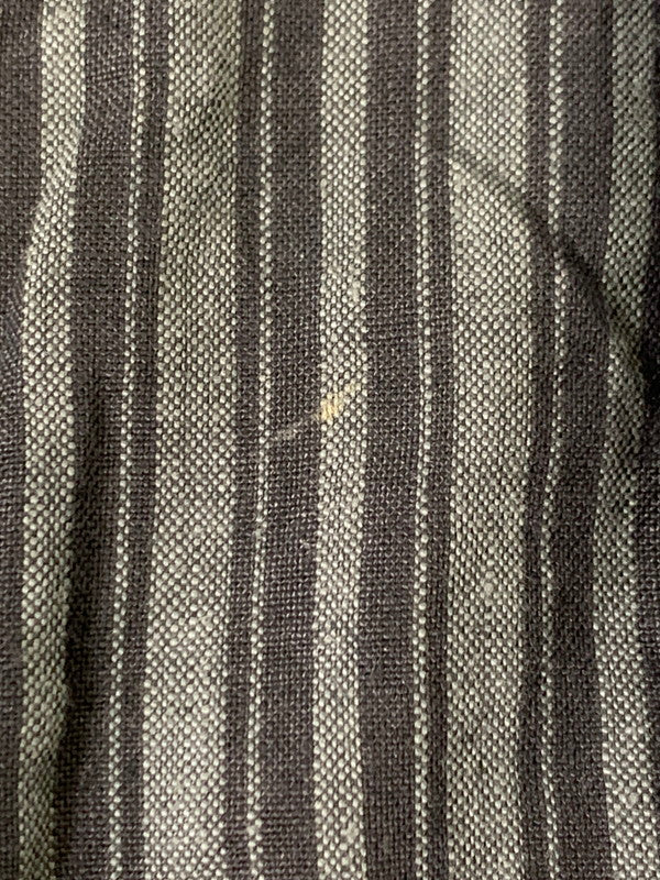 【中古品】【メンズ】 AGNESB HOMME アニエスベーオム HEMP STRIPE PANT ストライプパンツ ボトムス 152-251112-ks-28-min サイズ：38 カラー：ブラック/グレー 万代Net店