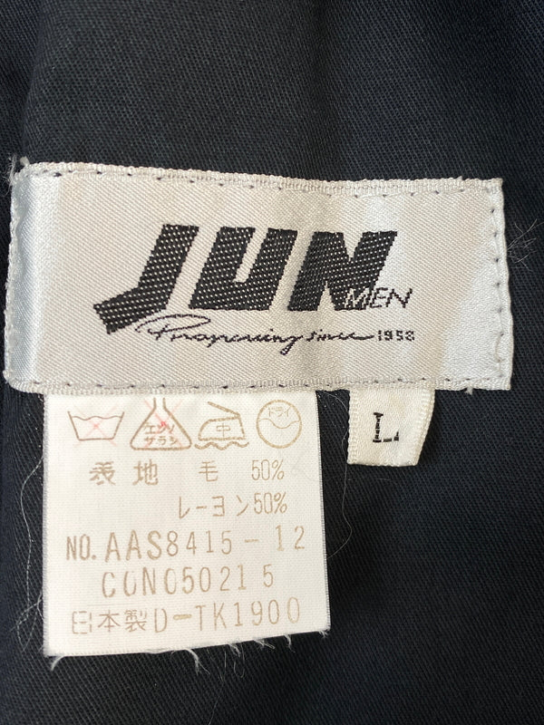 【中古品】【メンズ】 OLD JUN MEN オールド ジュンメン RAYON WOOL PANT レーヨン ウール パンツ ボトムス 157-260724-hu-27-min サイズ：L カラー：ブラック 万代Net店