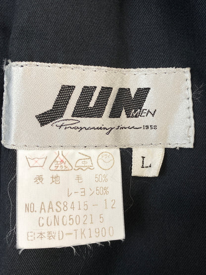 【中古品】【メンズ】 OLD JUN MEN オールド ジュンメン RAYON WOOL PANT レーヨン ウール パンツ ボトムス 157-260724-hu-27-min サイズ：L カラー：ブラック 万代Net店