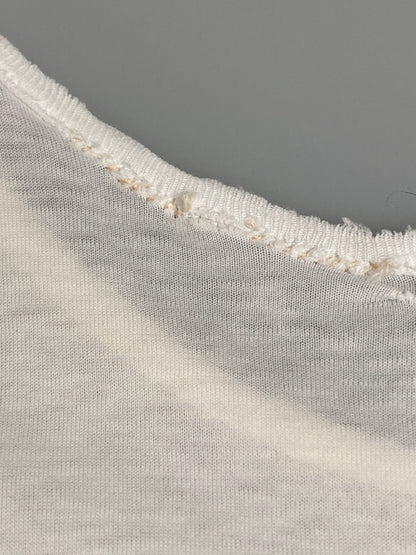 【現状渡し品】【メンズ】 ISSEY MIYAKE MEN イッセイミヤケ メン × TOMIO MOHRI トミオ モウリ 別注 コラボ 80's S/S PRINT TEE VINTAGE 80年代 ショートスリーブ プリントTシャツ 半袖 トップス ヴィンテージ 140-251110-kk-03-min サイズ：表記不明 下記参照 カラー：ホワイト 万代Net店