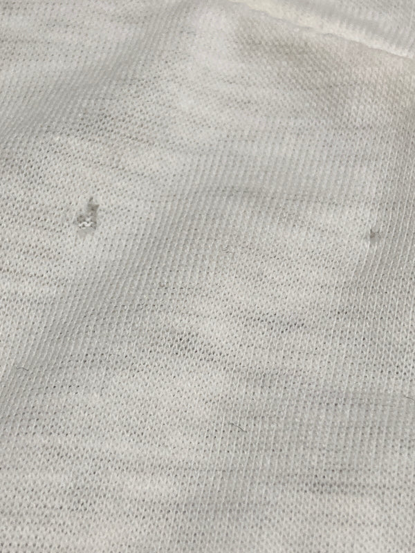 【現状渡し品】【メンズ】 ISSEY MIYAKE MEN イッセイミヤケ メン × TOMIO MOHRI トミオ モウリ 別注 コラボ 80's S/S PRINT TEE VINTAGE 80年代 ショートスリーブ プリントTシャツ 半袖 トップス ヴィンテージ 140-251110-kk-03-min サイズ：表記不明 下記参照 カラー：ホワイト 万代Net店