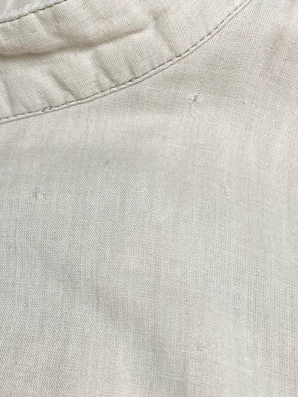 【中古品】【メンズ】 ISSEY MIYAKE MEN イッセイミヤケ メン 80's COTTON S/S SHIRT LG11155 VINTAGE 80年代 コットン ショートスリーブ シャツ 半袖 トップス ヴィンテージ 140-251110-kk-04-min サイズ：M カラー：アイボリー 万代Net店
