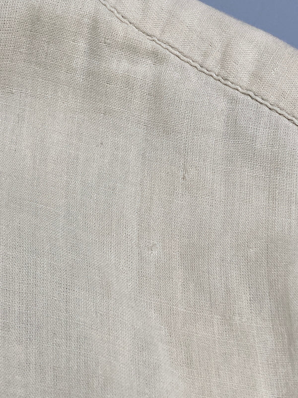 【中古品】【メンズ】 ISSEY MIYAKE MEN イッセイミヤケ メン 80's COTTON S/S SHIRT LG11155 VINTAGE 80年代 コットン ショートスリーブ シャツ 半袖 トップス ヴィンテージ 140-251110-kk-04-min サイズ：M カラー：アイボリー 万代Net店