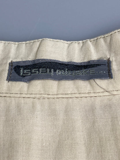 【中古品】【メンズ】 ISSEY MIYAKE MEN イッセイミヤケ メン 80's COTTON S/S SHIRT LG11155 VINTAGE 80年代 コットン ショートスリーブ シャツ 半袖 トップス ヴィンテージ 140-251110-kk-04-min サイズ：M カラー：アイボリー 万代Net店
