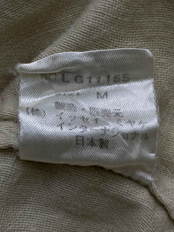 【中古品】【メンズ】 ISSEY MIYAKE MEN イッセイミヤケ メン 80's COTTON S/S SHIRT LG11155 VINTAGE 80年代 コットン ショートスリーブ シャツ 半袖 トップス ヴィンテージ 140-251110-kk-04-min サイズ：M カラー：アイボリー 万代Net店