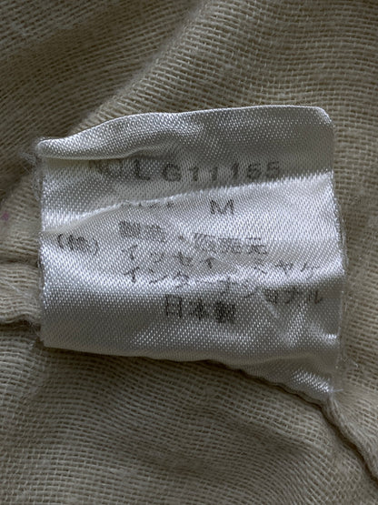 【中古品】【メンズ】 ISSEY MIYAKE MEN イッセイミヤケ メン 80's COTTON S/S SHIRT LG11155 VINTAGE 80年代 コットン ショートスリーブ シャツ 半袖 トップス ヴィンテージ 140-251110-kk-04-min サイズ：M カラー：アイボリー 万代Net店