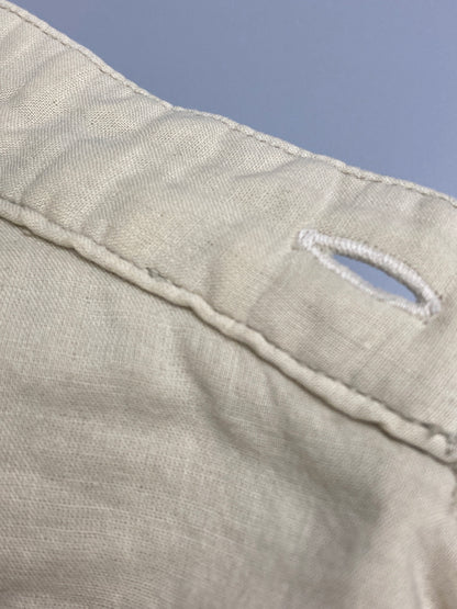 【中古品】【メンズ】 ISSEY MIYAKE MEN イッセイミヤケ メン 80's COTTON S/S SHIRT LG11155 VINTAGE 80年代 コットン ショートスリーブ シャツ 半袖 トップス ヴィンテージ 140-251110-kk-04-min サイズ：M カラー：アイボリー 万代Net店