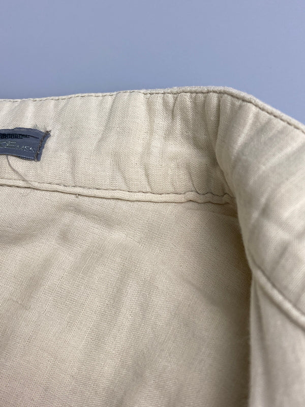 【中古品】【メンズ】 ISSEY MIYAKE MEN イッセイミヤケ メン 80's COTTON S/S SHIRT LG11155 VINTAGE 80年代 コットン ショートスリーブ シャツ 半袖 トップス ヴィンテージ 140-251110-kk-04-min サイズ：M カラー：アイボリー 万代Net店
