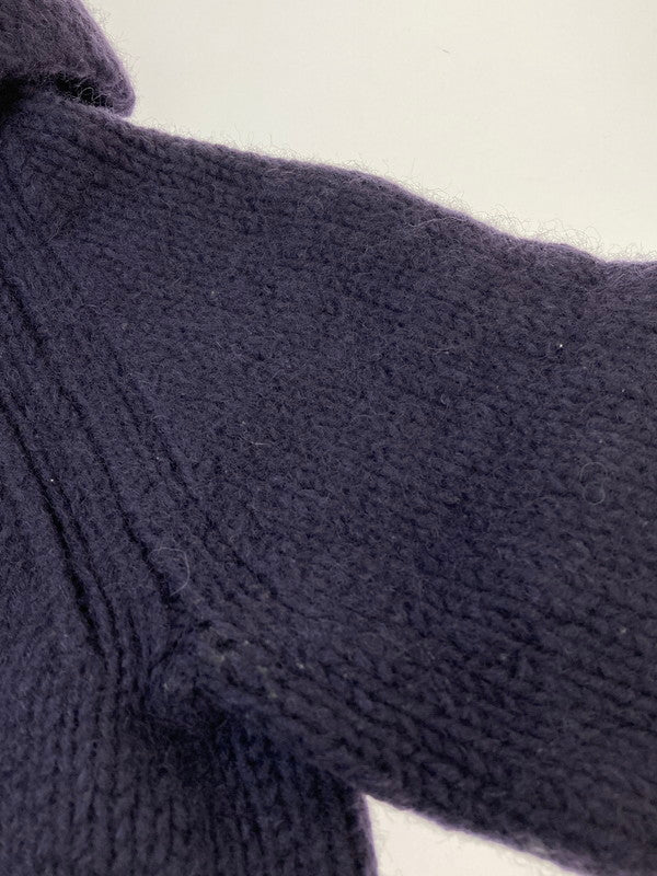 【中古品】【レディース】 Y's ワイズ YN-K70-379 ZIP KNIT CARDIGAN ニットカーディガン 170-251112-ks-45-min サイズ：3 カラー：パープル 万代Net店