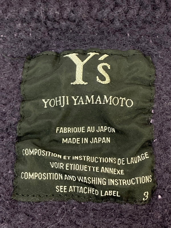 【中古品】【レディース】 Y's ワイズ YN-K70-379 ZIP KNIT CARDIGAN ニットカーディガン 170-251112-ks-45-min サイズ：3 カラー：パープル 万代Net店