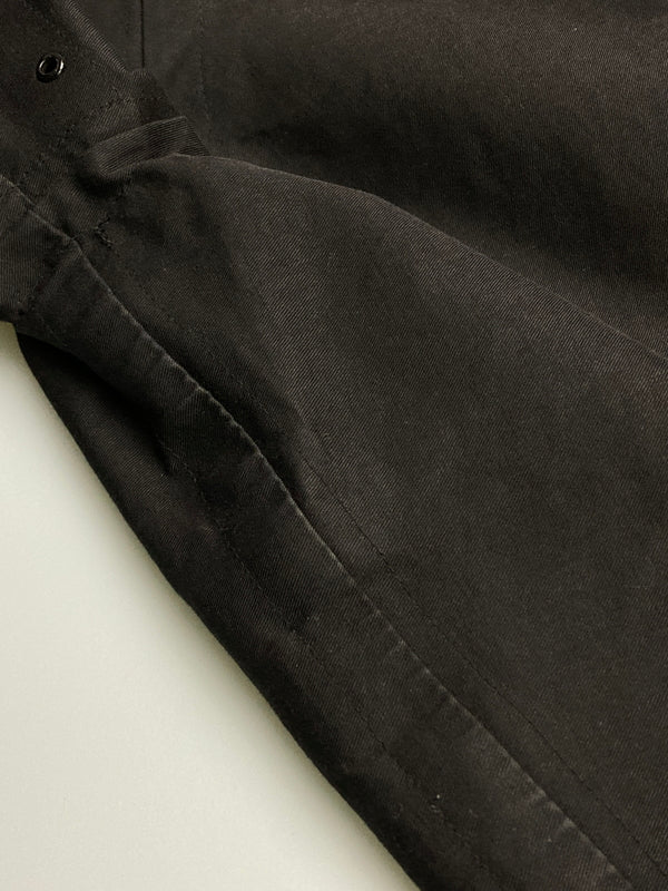 【中古品】【メンズ】 Y's ワイズ × MACKINTOSH マッキントッシュ 別注 コラボ SOUTIEN COLLAR COAT YP-C01-099 ステンカラーコート アウター ゴム引きコート 140-251110-kk-13-min サイズ：表記無し 下記参照 カラー：ブラック 万代Net店