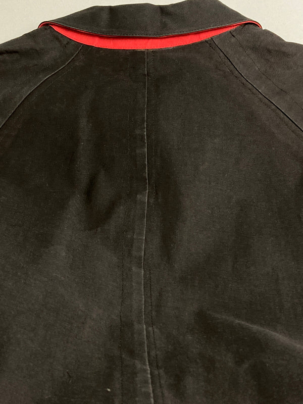 【中古品】【メンズ】 Y's ワイズ × MACKINTOSH マッキントッシュ 別注 コラボ SOUTIEN COLLAR COAT YP-C01-099 ステンカラーコート アウター ゴム引きコート 140-251110-kk-13-min サイズ：表記無し 下記参照 カラー：ブラック 万代Net店