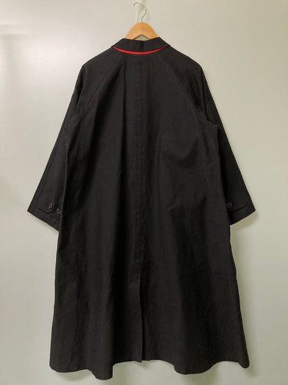 【中古品】【メンズ】 Y's ワイズ × MACKINTOSH マッキントッシュ 別注 コラボ SOUTIEN COLLAR COAT YP-C01-099 ステンカラーコート アウター ゴム引きコート 140-251110-kk-13-min サイズ：表記無し 下記参照 カラー：ブラック 万代Net店