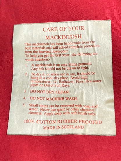 【中古品】【メンズ】 Y's ワイズ × MACKINTOSH マッキントッシュ 別注 コラボ SOUTIEN COLLAR COAT YP-C01-099 ステンカラーコート アウター ゴム引きコート 140-251110-kk-13-min サイズ：表記無し 下記参照 カラー：ブラック 万代Net店