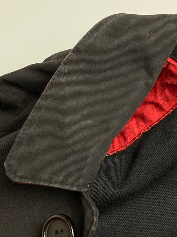 【中古品】【メンズ】 Y's ワイズ × MACKINTOSH マッキントッシュ 別注 コラボ SOUTIEN COLLAR COAT YP-C01-099 ステンカラーコート アウター ゴム引きコート 140-251110-kk-13-min サイズ：表記無し 下記参照 カラー：ブラック 万代Net店