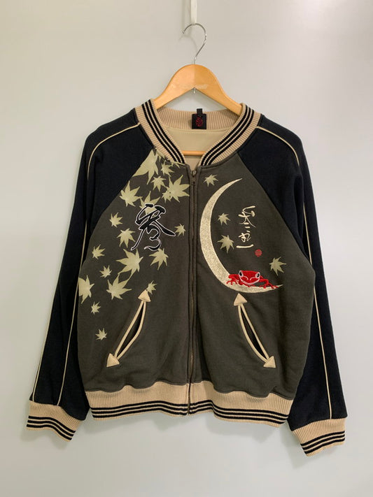 【中古品】【メンズ】 参丸一 サンマルイチ COTTON SOUVENIR JACKET SJK-08060 コットン スーベニアジャケット ライトアウター 145-251110-kk-29-min サイズ：M カラー：ブラック 万代Net店