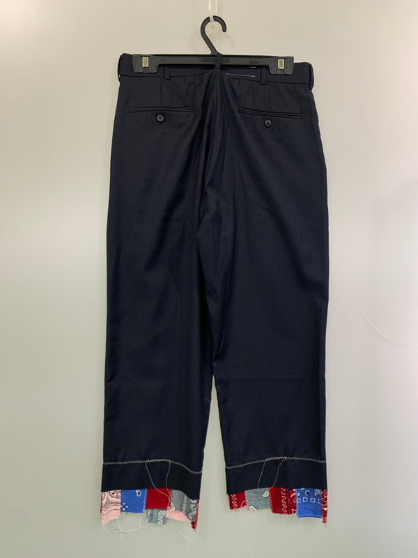 【中古品】【メンズ】 DISCOVERED ディスカバード STAFFORD MULTI BANDANNA DOCKING SLACKS スラックス ボトムス 151-260711-AS-26-min サイズ：32×30 カラー：ネイビー 万代Net店