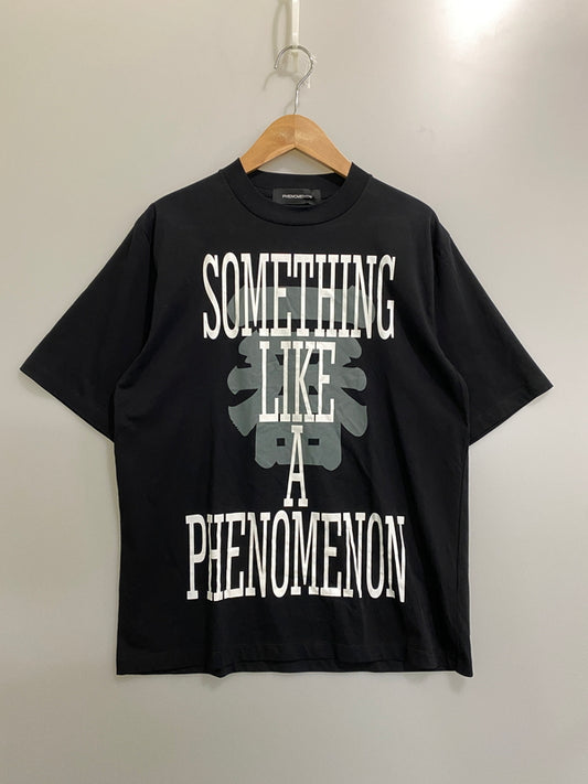 【中古品】【メンズ】 PHENOMENON フェノメノン SOMETHING LIKE A PHENOMENON TEE PH-005 サムシング ライク ア フェノメノン 半袖Tシャツ メンズ トップス 142-260720-em-08-min サイズ：Ｌ カラー：ブラック 万代Net店