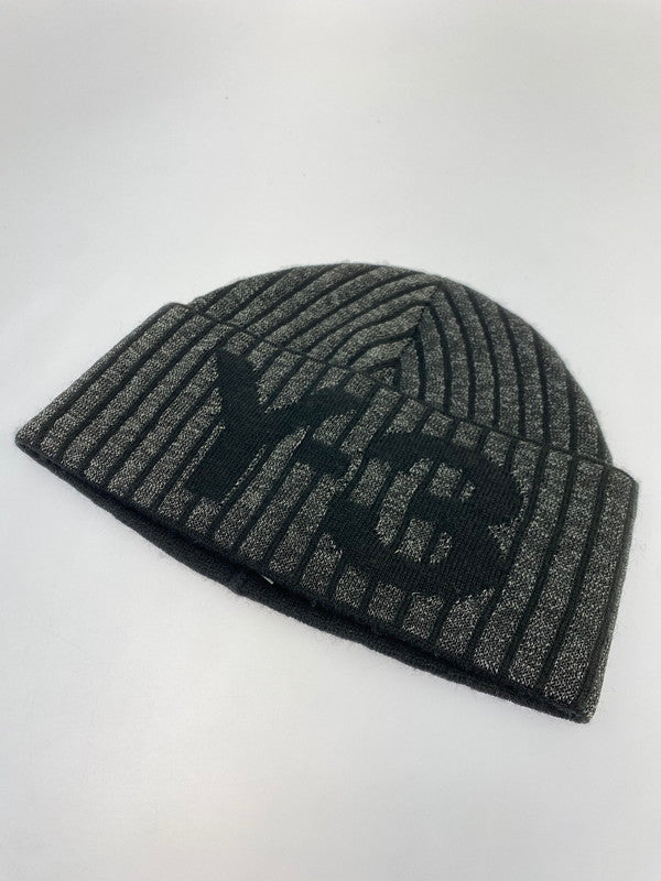 【中古品】【メンズ】 Y-3 ワイスリー GK0638 CH1 BEANIE ビーニー ニットキャップ 185-251116-AS-8-min カラー：グレー/ブラック 万代Net店